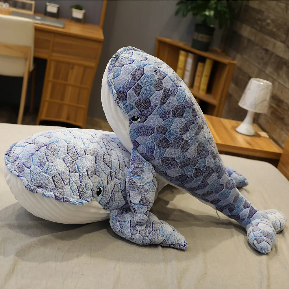 Shally -The Huge Fluffy Blue Whale Plushie