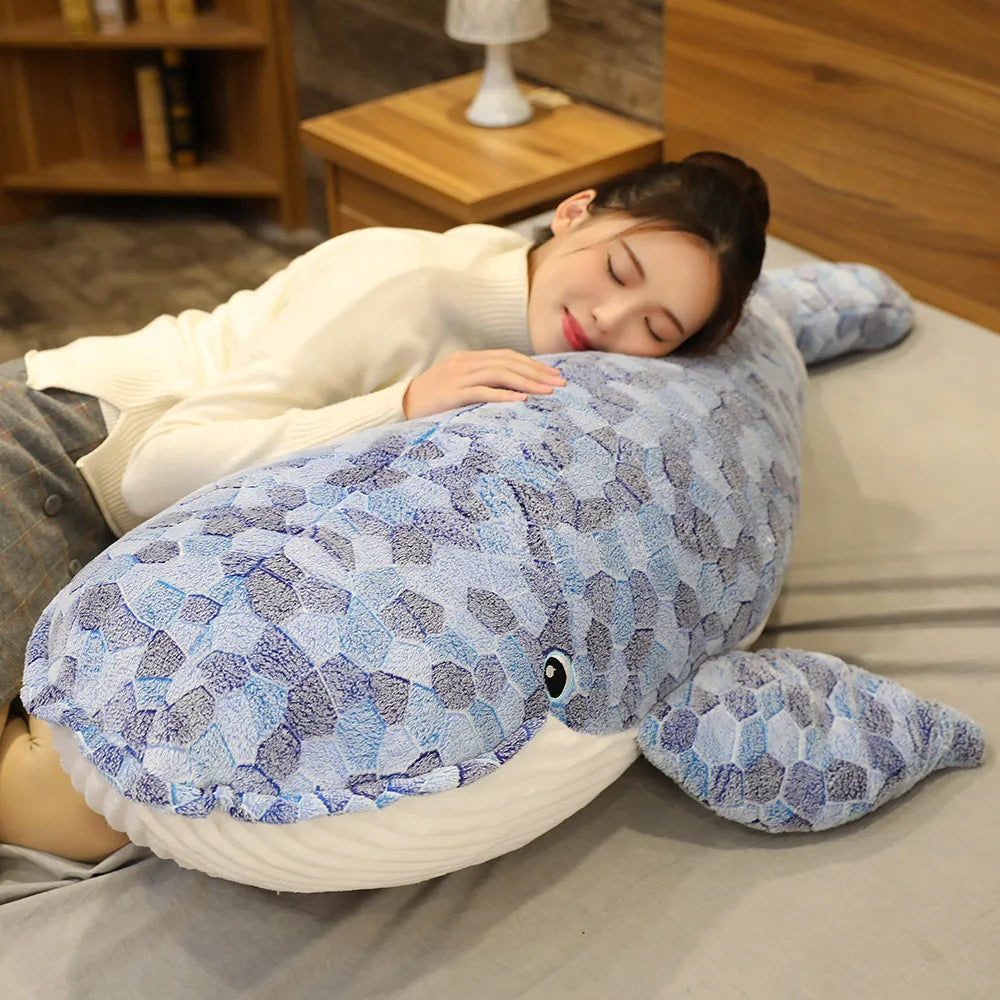 Shally -The Huge Fluffy Blue Whale Plushie