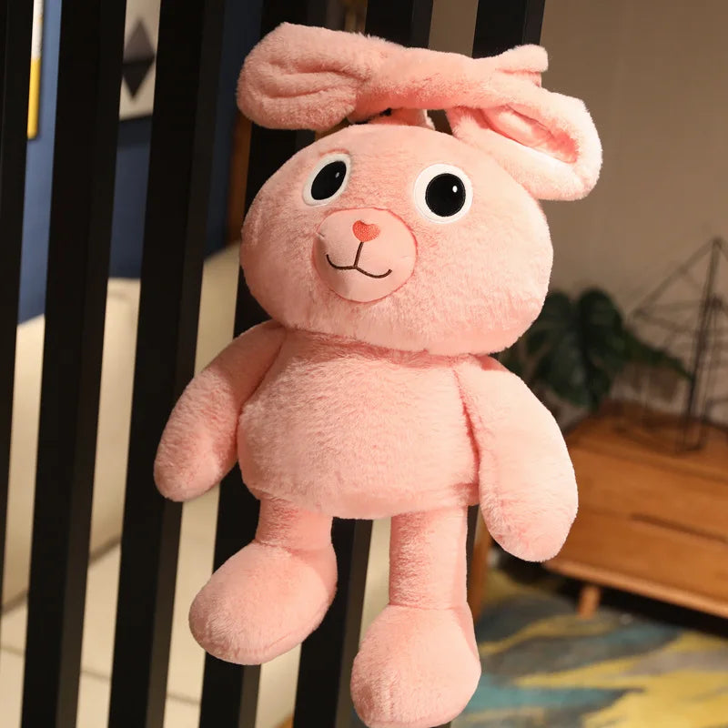 Retractable Rabbit Ear Pull Plushy