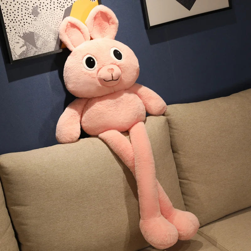 Retractable Rabbit Ear Pull Plushy