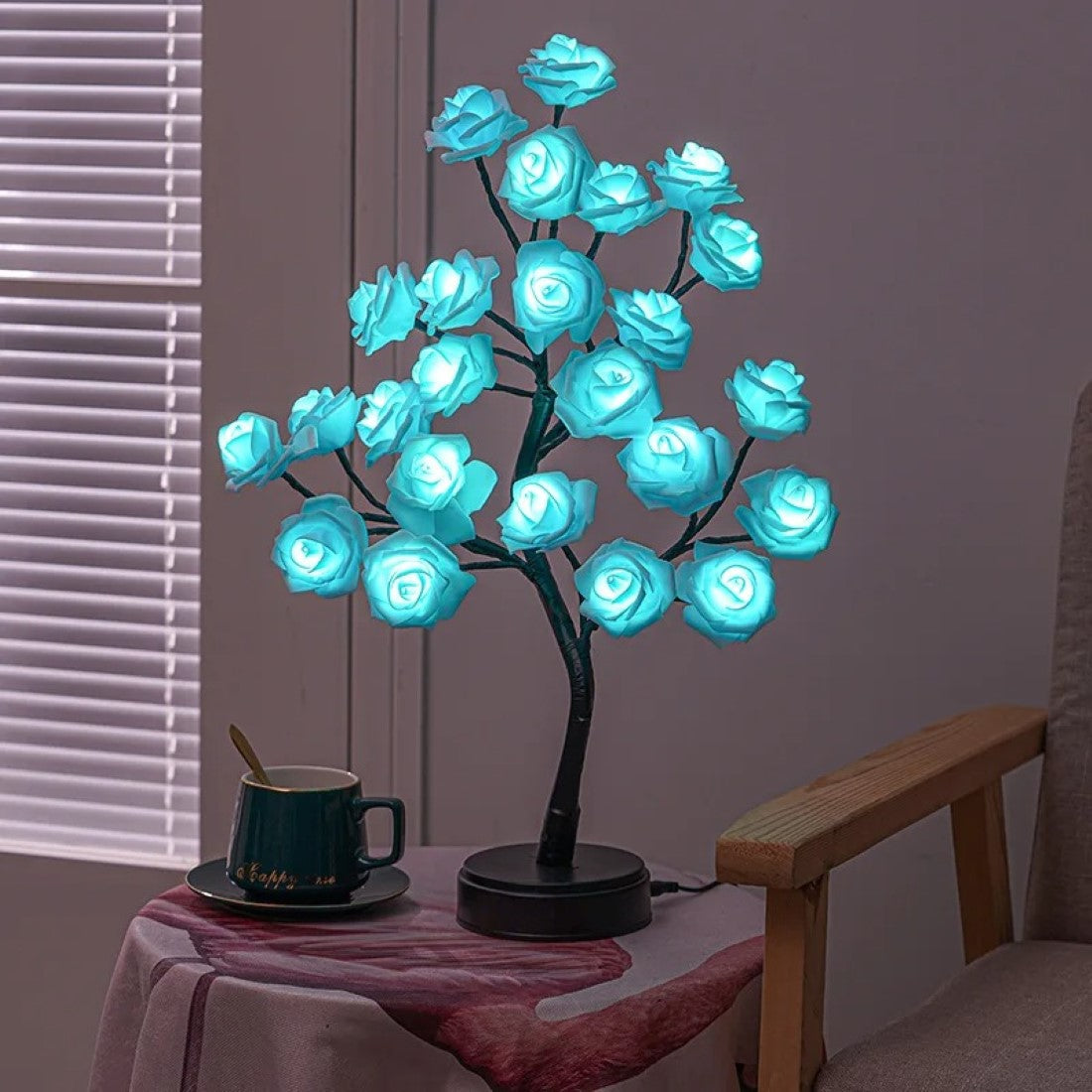 Color Changing Rose Tree LED Décor