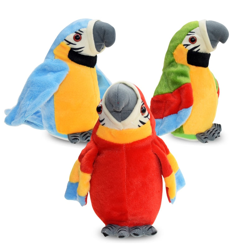 Talking Parrot Plushy Toy