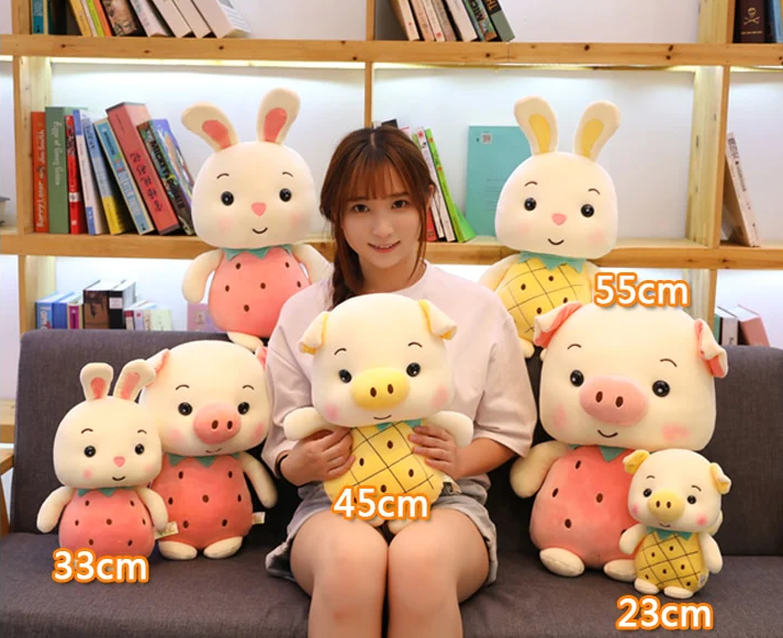 Rabbit Pig Plushies