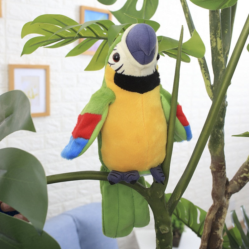 Talking Parrot Plushy Toy