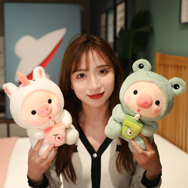 Pig Plushie Family