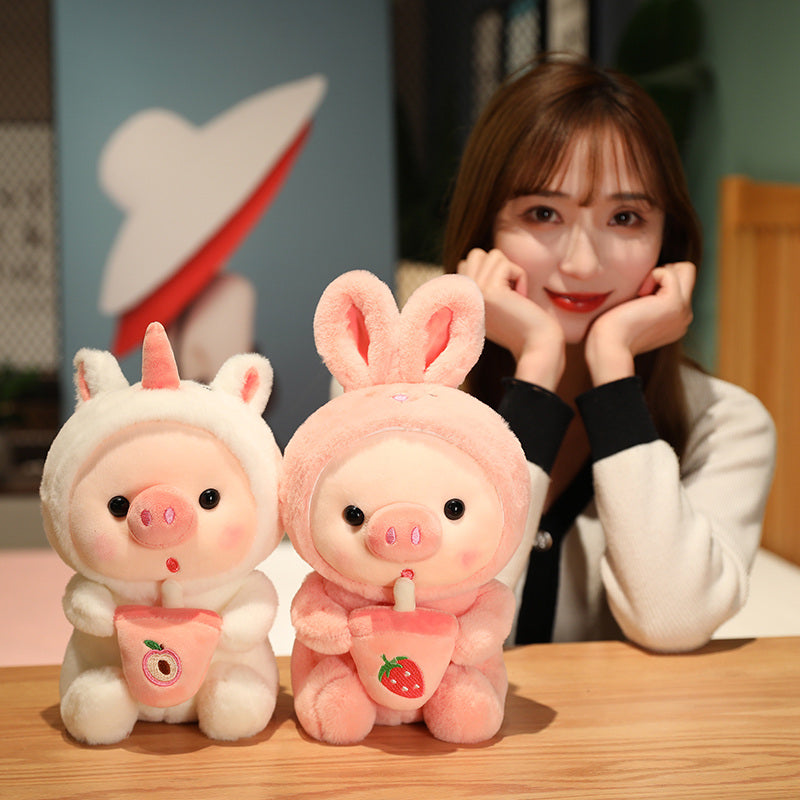 Pig Plushie Family