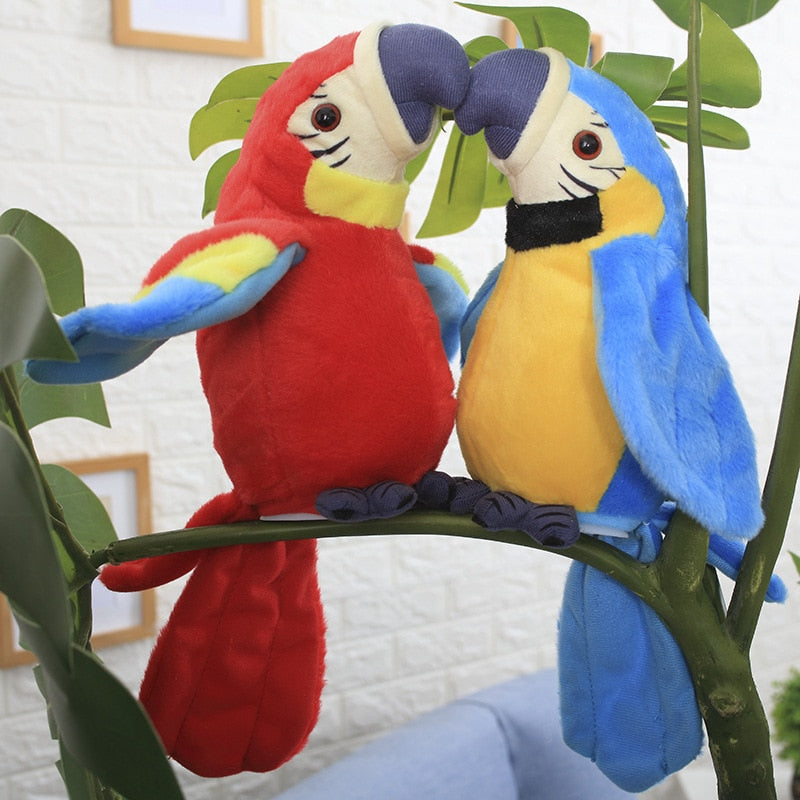 Talking Parrot Plushy Toy