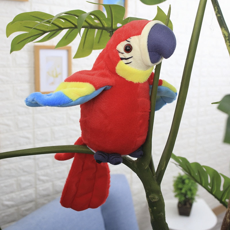 Talking Parrot Plushy Toy